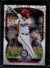 2023 Bowman James Wood Chrome Prospects Speckle Refractor #/299 Nationals