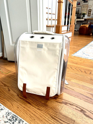 Pet Cat Dog Backpack Carrier With Clear View 