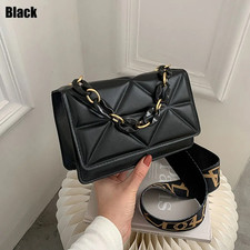 Fashion Women Shoulder Bag Handbags PU Leather Flap Bag Female Large Capacity Me
