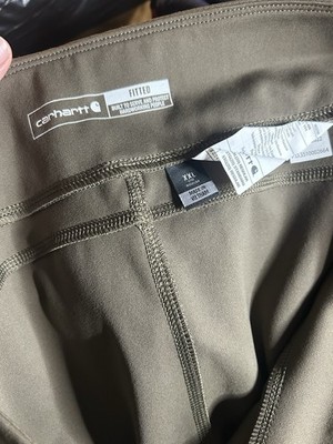 NWOT Carhartt Women's Force Fitted Utility Leggings in Green Size 2X