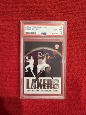 2003 TOPPS PRISTINE KOBE BRYANT #8 LAKERS PSA 10