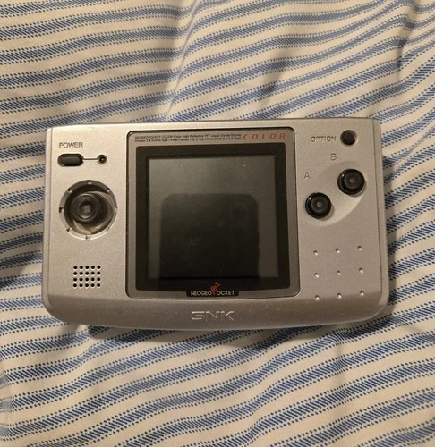 Neo Geo Pocket Color SNK Console Platinum Silver