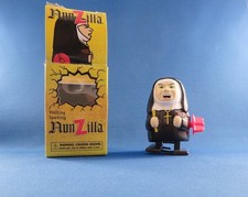 Vintage 1997 NunZilla Fully Working, Wind Up Walking Sparking Toy