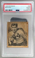 141608375 Ben Kish 1948 Bowman #88 Rookie RC PSA 2 (MK)
