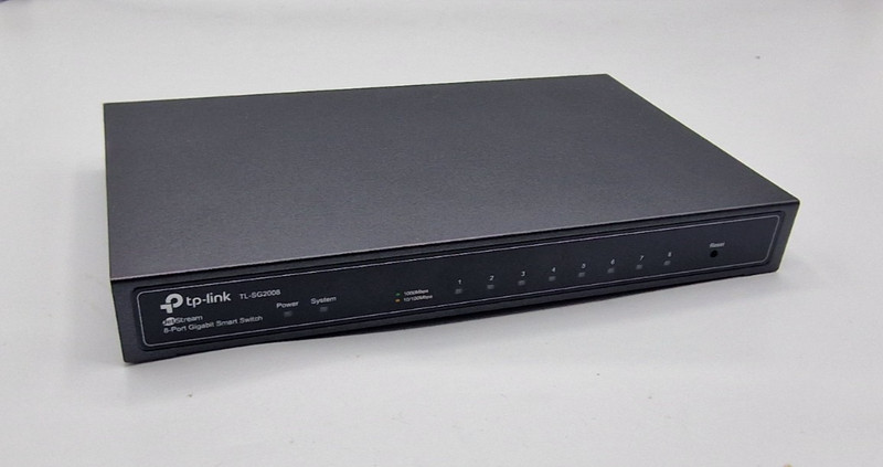 TP-Link Omada SG2008 Layer 2+ Managed 8 Port Gigabit Switch (PoE Powered)