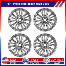 Set Of 4 Pcs New 20 Replacement Wheel Rim For Toyota Highlander 2020 2021 2022