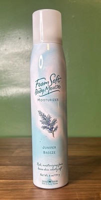 Vtg Bath & Body Works Foam Soft Body Mousse Moisturizer Juniper Breeze 6oz HTF