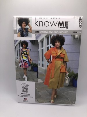 Know Me ME2020 Misses an Women s Wrap Dress / Belt By Keechi B Style 20W-28W UC