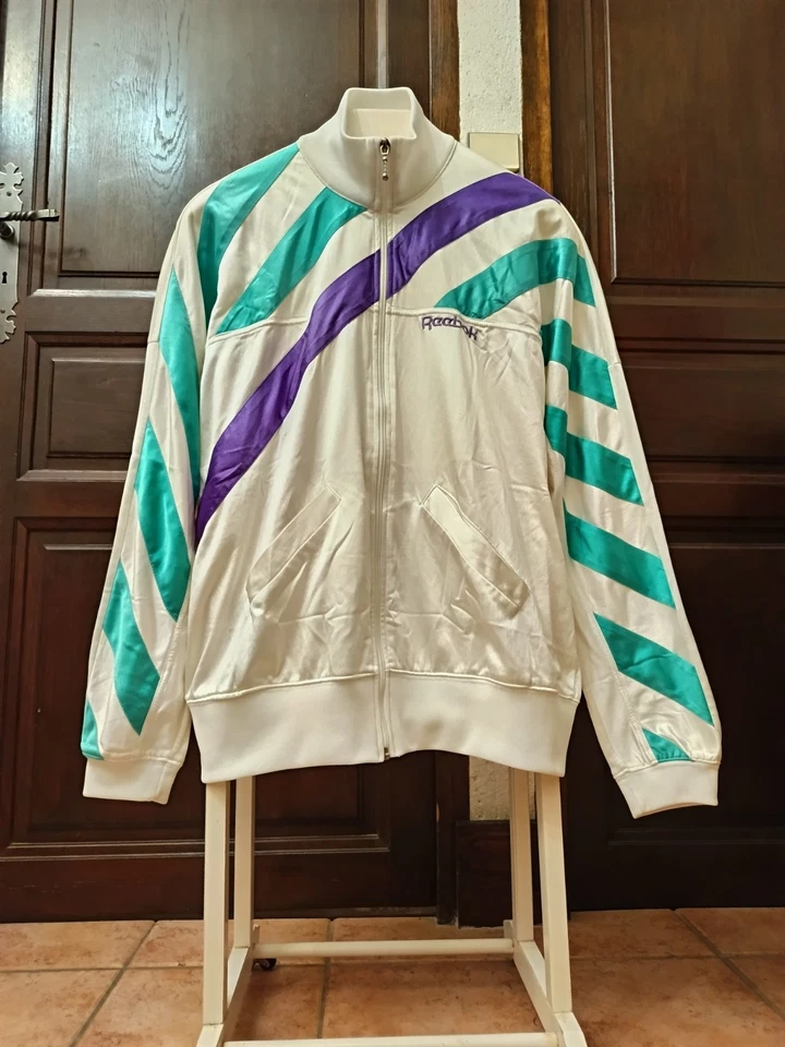 Reebok Vintage Tennis Veste Année 90 L/M - Photo 1/3