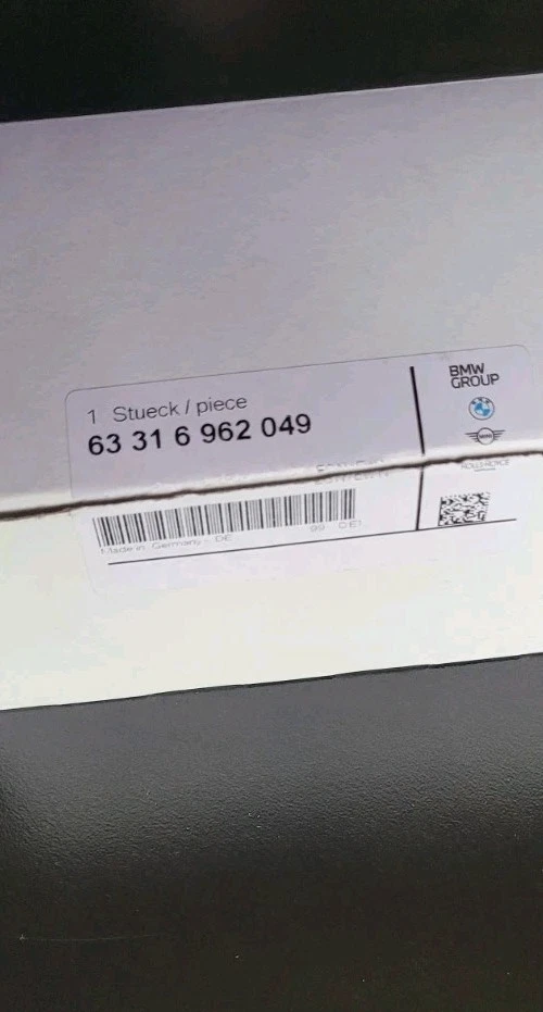 1999-2006 BMW E46 M3 3-SERIES LÂMPADA DE MAPA DE LUZ INTERIOR TRASEIRA ESQUERDA FABRICANTE DE EQUIPAMENTO ORIGINAL 63316962049 - Imagem 3 de 3