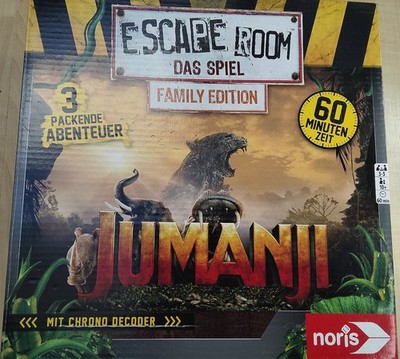 Escape Room Das Spiel - Jumaniji mit Chrono Decoder Familienedition 3 Spiele