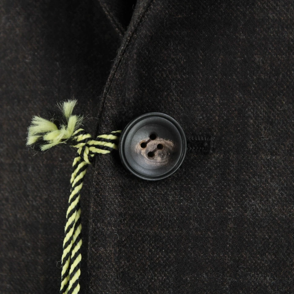 Abrigo deportivo de lana Sartorio Kiton nuevo con etiquetas talla 54R (44R EE. UU.) a cuadros marrones Foto 2 de 4