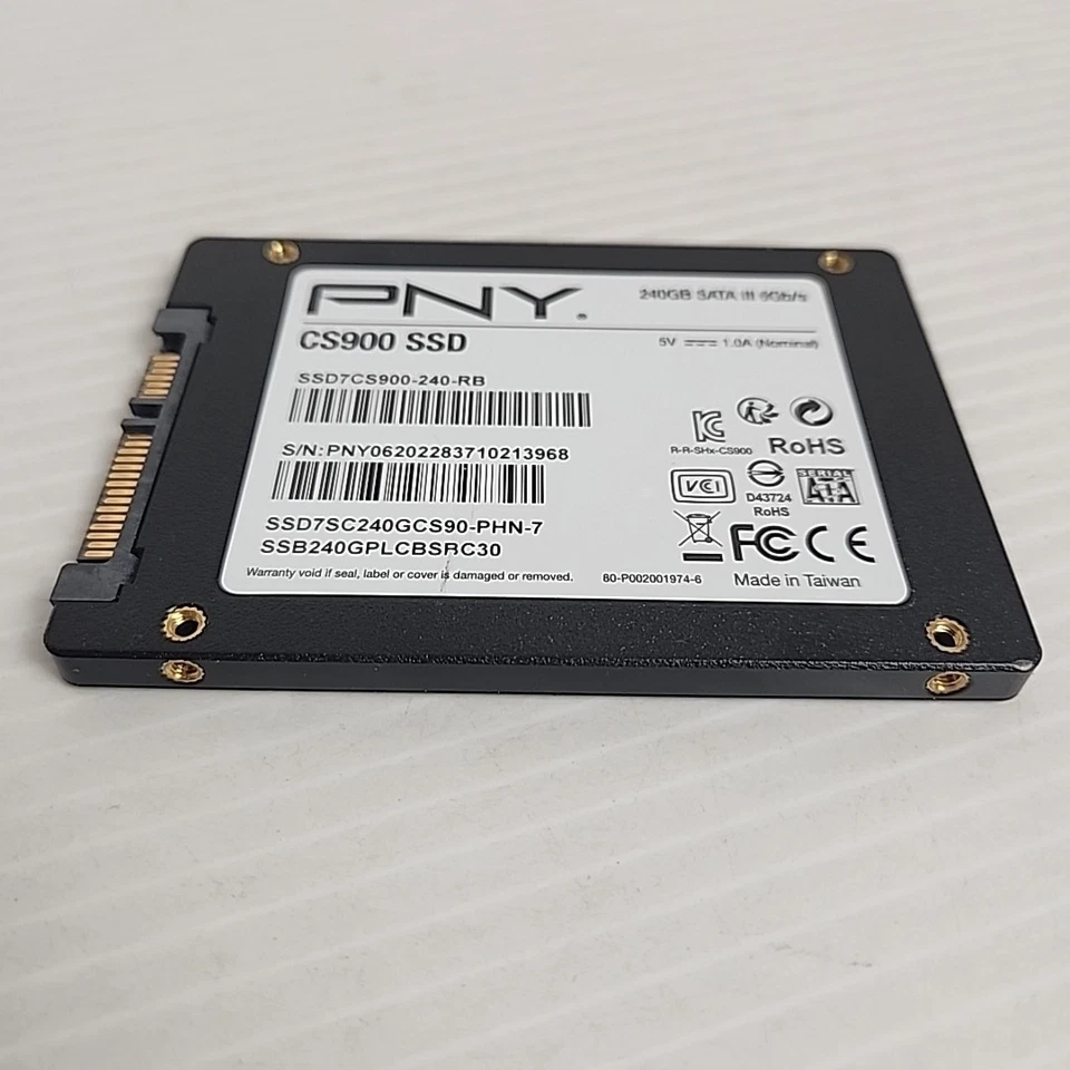PNY CS900 SSD 240GB 2.5" Sata III 6Gb/s Solid State Drive SSD7CS900-240-RB - Image 3 of 4