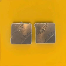 Vintage 1/20 12K GF Gold Filled Square Bullet Back Cufflinks