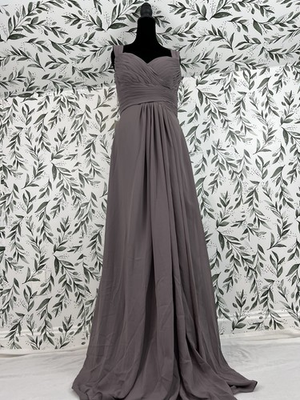 #ad #ad Elegant Diyouth Grey A Line Maxi Dress Gown Prom Formal Size M 8 NWT Wedding $39.00