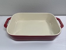 STAUB France Large 10.5in x 8in Ceramic Recta...