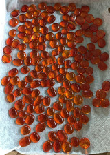 14.45 oz ORANGE FLAT GLASS MARBLES
