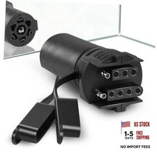 7 to 4 5 Pin Trailer Light Adapter Convenient 2-in-1 Design Trailer Plug