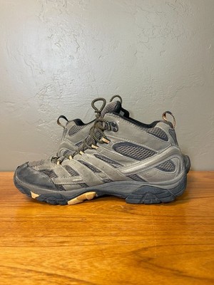 Merrell Moab 2 Mid Hiking Shoes Mens 11 Brown GTX Hiking Boots Outdoor Trail