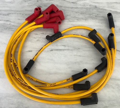 ACCEL Small Block Chevy 8.8 mm Plug Wire Set, 90 Degree Boots, NICE, No Box