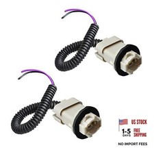 License Plate Lights Socket Rear Lamp Wire Harness Compatible with 1999-2015