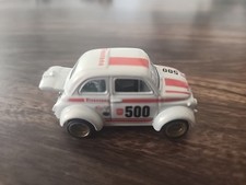 Fiat 500D 2016 Hot Wheels años 60 modificado neumáticos de goma blancos sueltos