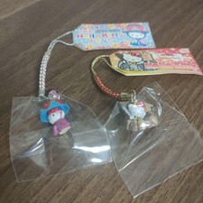 Hello Kitty Natsuki Strap Set 2pcs Okinawa Used, Vintage