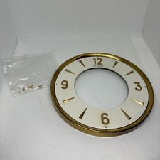 JAEGER LE COULTRE ATMOS MANTLE ORIGINAL 528 DIAL WITH DIAL FRAME + 8 Screws!