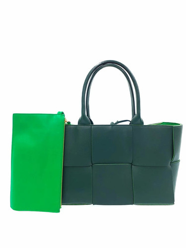 Bottega Veneta Arco Tote Bag Leather Green Women's #TB441