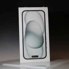 Apple iPhone 15 White Titanium *Empty Box ONLY* New Condition Model MTLV3LL/A