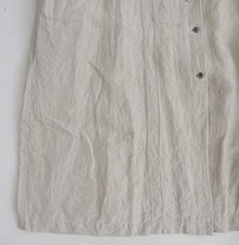 Lisette Lace-Trim Linen Dress Size 38 Excellent