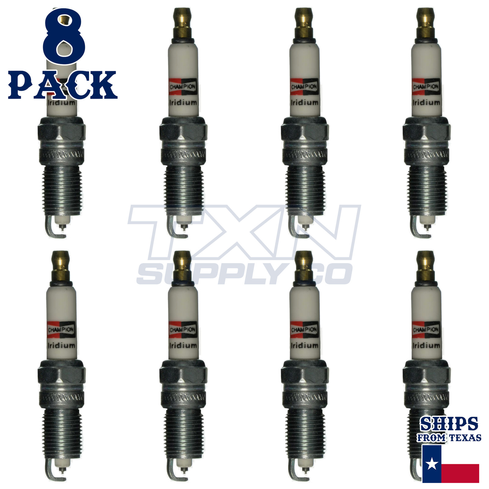 Champion 9405 Iridium Spark Plugs RS14WMPB4 - 8 Pack