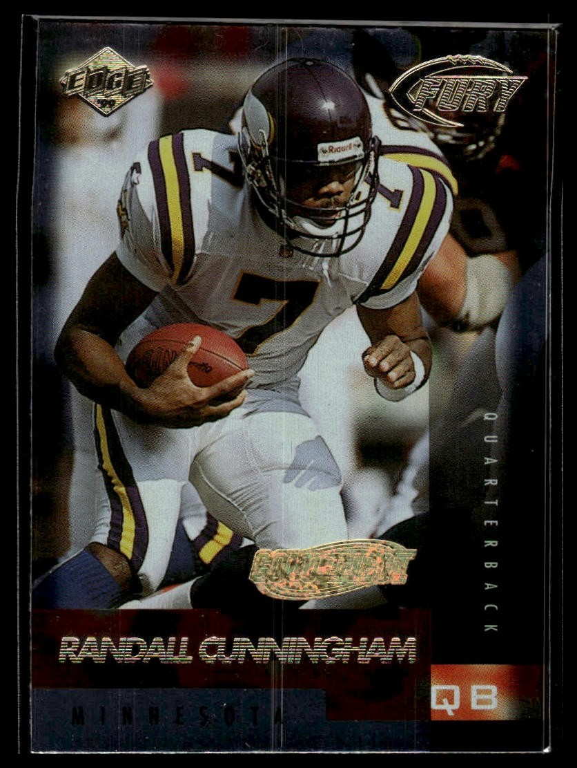 1999 Collector's Edge Fury #32 Randall Cunningham Gold Ingot