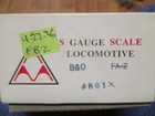 Amer Models B&O 801X FB-2 (4/22/26) Morris Coll- Scale Dummy — photo 4