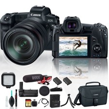 Canon EOS R Mirrorless Digital Camera 3075C012 with 24-105mm Lens With Extra