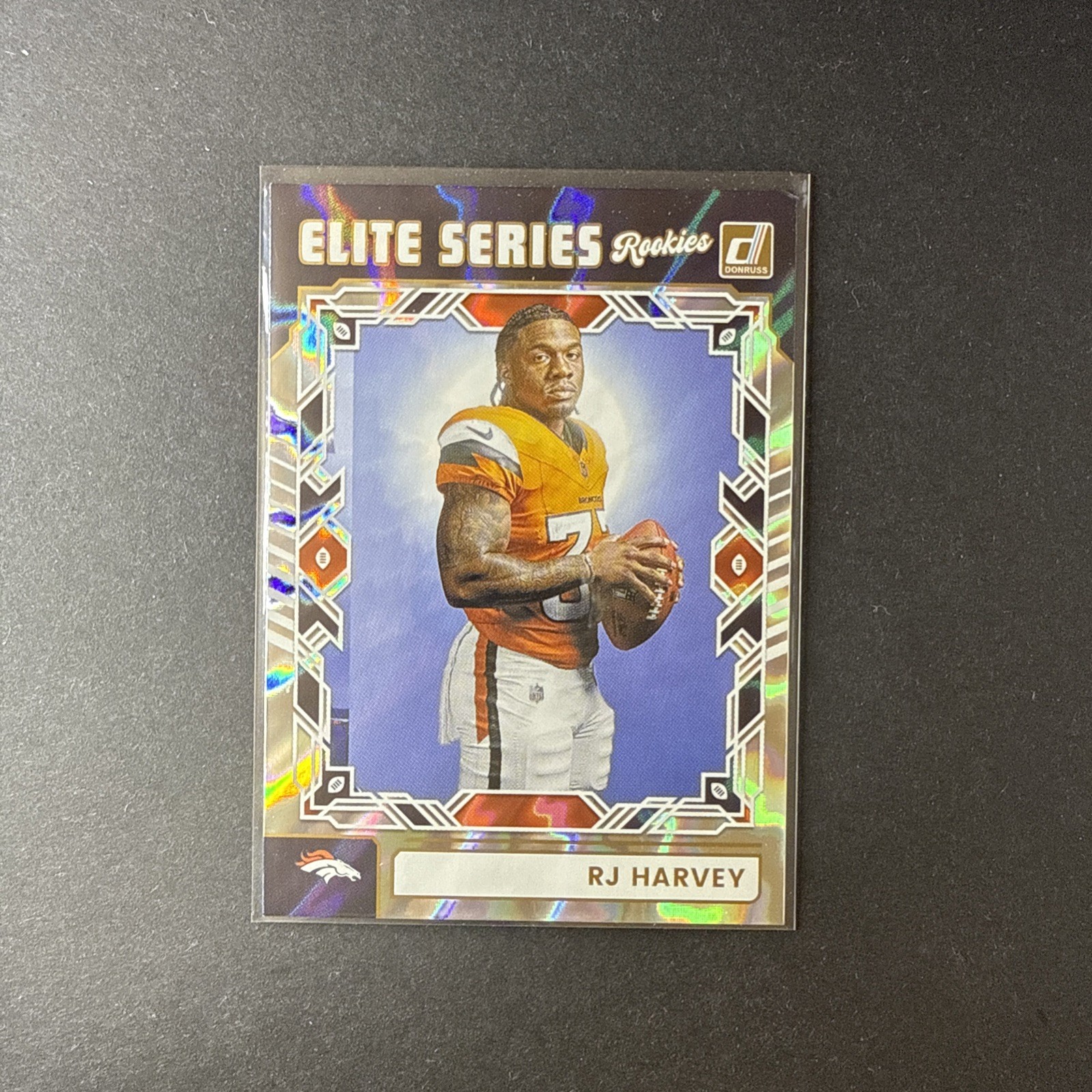 2025 Panini Donruss RJ Harvey - Elite Series Rookies - Denver Broncos (RC)
