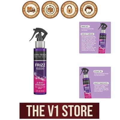 Keratin-Infused Frizz Control Spray - Keep Hair Straight for 3 Days, 3.5 Oz