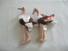 McDonalds Teenie Beanie Babies 10 Stretchy The Ostrich 1993 with Tag