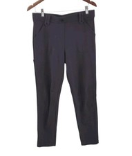 Betabrand Slate Gray Utility Yoga Pants W1582-SL Leg Pocket Women Size L