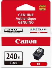 Canon PG-240 XL Genuine Black Ink Cartridge, Compatible with MG2120/3120/4120, M