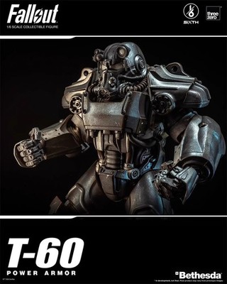 threezero Fallout T-60 フィギュア ThreeZero 3Z08560W0 Fallout T-60 Power Armor 1/6 Action Figure IN