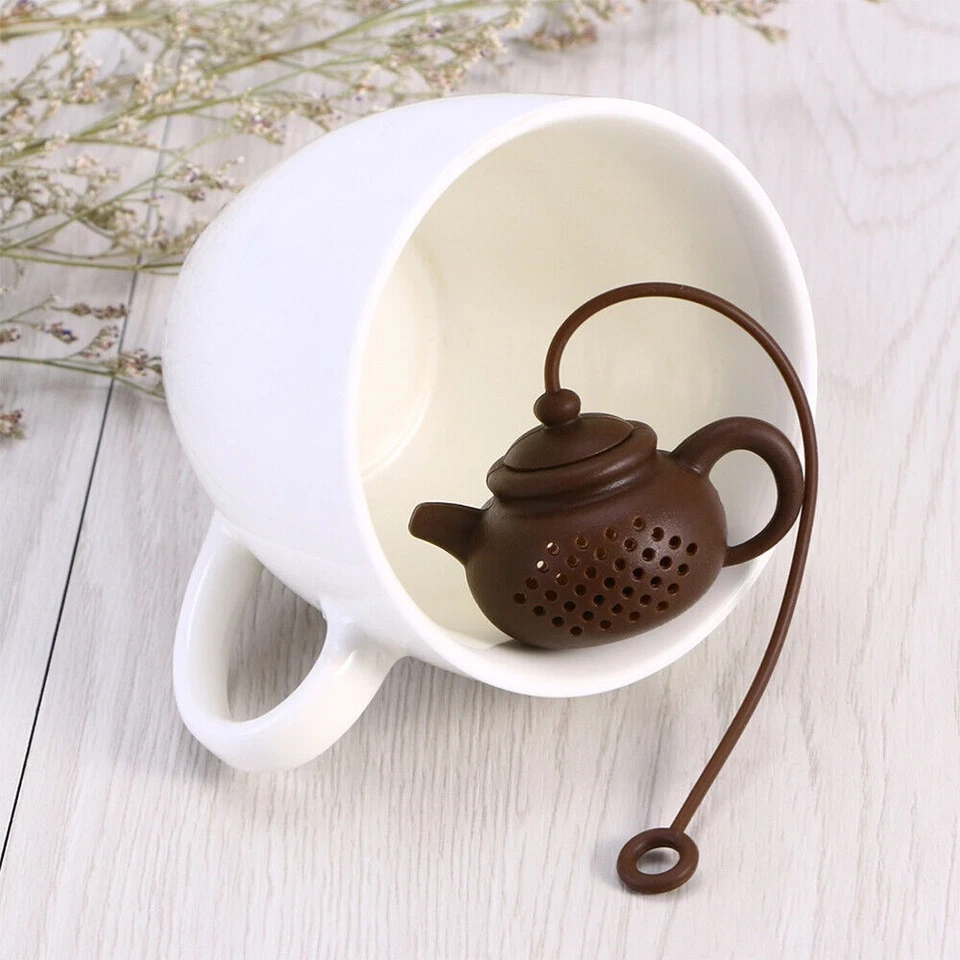 2 ШТ. Забавный Чайник Настойник Силиконовый Чайник Чайник с Настойниками для Рассыпного Чая - Изображение 3 из 4