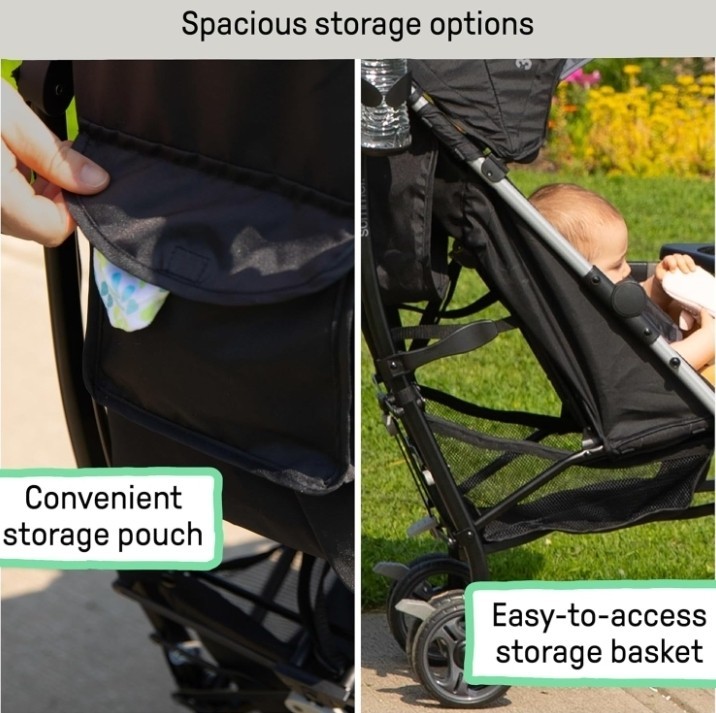 Summer Infant Ingenuity 3Dlite Convenience Stroller, Green–Lightweight Stroller