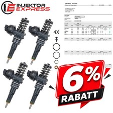 4X 0414720216 Pumpe Düse für Audi, Seat, VW, Ford, Skoda 1.9 TDI 038130073BA
