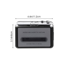 High Fidelity Cassette Tape Recorder Portable Mini Player USB with