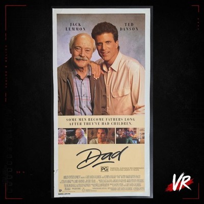 1989 Dad Original Australian Daybill Movie Poster Jack Lemmon Ted Danson VG