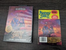 Phantasy Star II 2 Sega Genesis INCLUDES HINT BOOK FOLD-OUT MAP! FREE SHIPPING!*