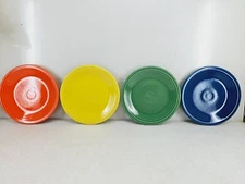 set lot 4 SALAD PLATE poppy daffodil meadow lapis NEW FIESTA 7 1/4"