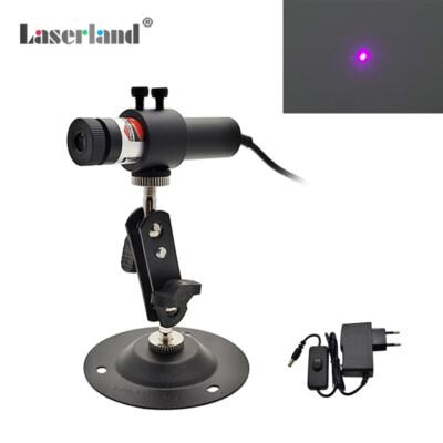 405nm 20mW Foucsable Blue Violet Dot Laser Laser Diode Module + Adapter + Mount