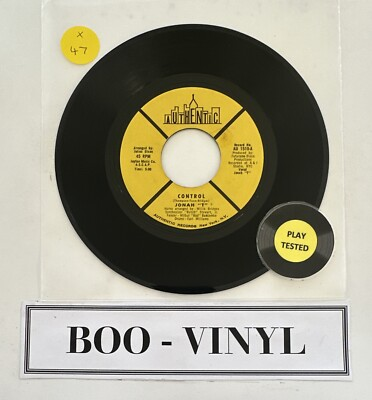 #ad #ad Jonah Thompson Control 7” northern soul Funk Vinyl Record EX Condition GBP 19.37